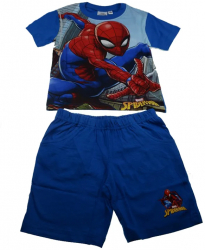 Compleu 2 piese de vara baieti Spider Man Setino S-PG-OUTWEAR-01-128 Multicolor