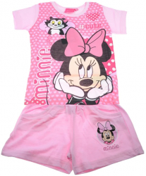 Compleu 2 piese de vara fete Minnie Mouse Setino MIC-G-OUTWEAR-08 Multicolor 