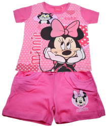 Compleu 2 piese de vara fete Minnie Mouse Setino MIC-G-OUTWEAR-08F-116 Multicolor