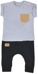 Compleu 2 piese de vara pentru baieti Koala Summer Boy 07-727G-74 Multicolor 