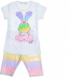 Compleu din doua piese pentru fete Happy House HH409-86 Multicolor 