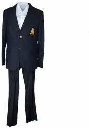 Costum elegant din 2 piese pentru baieti LA Kids 1184-158 Bleumarin 