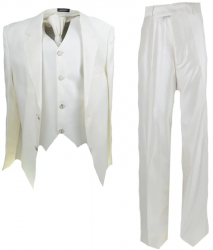 Costum elegant pentru baieti LA Kids CC-8-152-158-cm Crem 