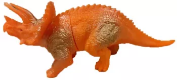 Figurina dinozaur Arrhinoceratops 16 cm Mini Junior 111360-6 Portocaliu 