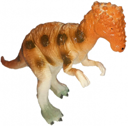 Figurina dinozaur Pachycephalosaurus 16 cm Unikatoy 236002-4 Portocaliu 