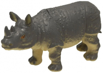 Figurina rinocer 12 cm Unikatoy 236019-5 Gri 