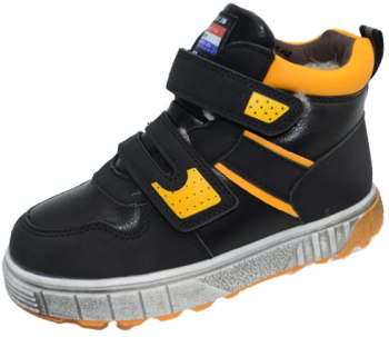 Ghete imblanite pentru baieti Bessky B1998-2B-29 Negru 