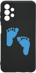 Husa Bestcase comp cu Samsung Galaxy A23 Boy Feet Print SLIM 1.2MM Microfibra prot cam PB 960 