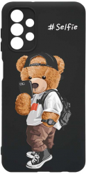 Husa Bestcase comp cu Samsung Galaxy A23 Selfie Teddy Bear SLIM 1.2MM Microfibra prot cam PB 925 