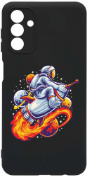 Husa Bestcase comp cu Samsung Galaxy A04s Astronaut SLIM 1.2MM Microfibra prot cam PB 830 
