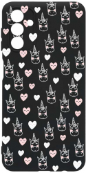 Husa Bestcase comp cu Samsung Galaxy A04s Unicorn Pattern SLIM 1.2MM Microfibra prot cam PB 190 