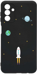 Husa Bestcase comp cu Samsung Galaxy A04s Universe Spacecraft SLIM 1.2MM Microfibra prot cam PB 471 