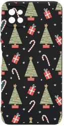Husa Bestcase comp cu Samsung Galaxy A22 5G Christmas Pattern SLIM 1.2MM Microfibra prot cam PB 873 