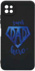Husa Bestcase comp cu Samsung Galaxy A22 5G Superhero Dad SLIM 1.2MM Microfibra prot cam PB 182 