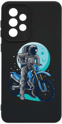 Husa Bestcase comp cu Samsung Galaxy A52s 5G Astronaut Biker SLIM 1.2MM Microfibra prot cam PB 828 