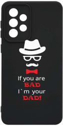 Husa Bestcase comp cu Samsung Galaxy A52s 5G Bad Dad SLIM 1.2MM Microfibra prot cam PB 53 