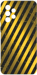 Husa Bestcase comp cu Samsung Galaxy A52s 5G Golden Stripes SLIM 1.2MM Microfibra prot cam PB 1055 