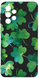 Husa Bestcase comp cu Samsung Galaxy A52 Green leaf SLIM 1.2MM Microfibra prot cam PB 697 