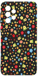 Husa Bestcase comp cu Samsung Galaxy A53 5G Happy Little Flowers SLIM 1.2MM Microfibra prot cam PB 501 