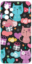 Husa Bestcase comp cu Samsung Galaxy A52s 5G Lovely Cat SLIM 1.2MM Microfibra prot cam PB 41 
