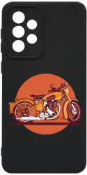 Husa Bestcase comp cu Samsung Galaxy A52s 5G Retro Bike SLIM 1.2MM Microfibra prot cam PB 818 