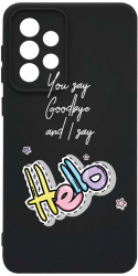 Husa Bestcase comp cu Samsung Galaxy A52s 5G Say Hello SLIM 1.2MM Microfibra prot cam PB 148 