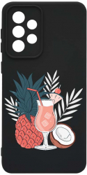 Husa Bestcase comp cu Samsung Galaxy A52s 5G Summer Coktail SLIM 1.2MM Microfibra prot cam PB 834 