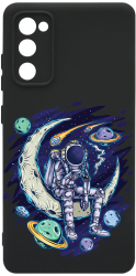 Husa Bestcase comp cu Samsung Galaxy S20 FE Astronaut On Moon SLIM 1.2MM Microfibra prot cam PB 1002 