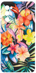 Husa Bestcase comp cu Samsung Galaxy S20 FE Bopical Flowers SLIM 1.2MM Microfibra prot cam PB 498 