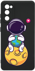 Husa Bestcase comp cu Samsung Galaxy S20 FE Cute Astronaut SLIM 1.2MM Microfibra prot cam PB 1022 