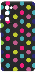 Husa Bestcase comp cu Samsung Galaxy S20 FE Dots Color SLIM 1.2MM Microfibra prot cam PB 61 