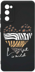 Husa Bestcase comp cu Samsung Galaxy S20 FE Love Is Wild SLIM 1.2MM Microfibra prot cam PB 762 