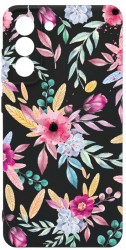 Husa Bestcase comp cu Samsung Galaxy S21 FE Happy Flowers SLIM 1.2MM Microfibra prot cam PB 69 