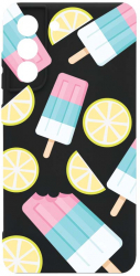 Husa Bestcase comp cu Samsung Galaxy S21 FE Ice Cream SLIM 1.2MM Microfibra prot cam PB 65 