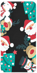 Husa Bestcase comp cu Samsung Galaxy S21 FE Xmas SLIM 1.2MM Microfibra prot cam PB 338 