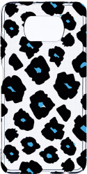 Husa Bestcase comp cu Xiaomi Poco X3 Pro / Poco X3 Blue Leopard Pattern 2MM Soft Silicon prot cam T 1039