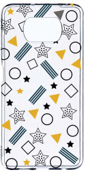 Husa Bestcase comp cu Xiaomi Poco X3 Pro / Poco X3 Geometric 2MM Soft Silicon prot cam T 138 