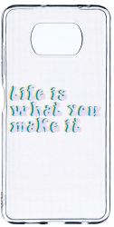 Husa Bestcase comp cu Xiaomi Poco X3 Pro / Poco X3 Life is What You Make It 2MM Soft Silicon prot cam T 491 