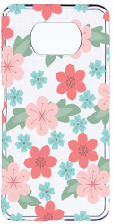 Husa Bestcase comp cu Xiaomi Poco X3 Pro / Poco X3 Pastel Colors Collection Flowers 2MM Soft Silicon prot cam T 515 