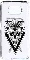 Husa Bestcase comp cu Xiaomi Poco X3 Pro / Poco X3 Skull 2MM Soft Silicon prot cam T 191 