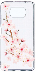 Husa Bestcase comp cu Xiaomi Poco X3 Pro / Poco X3 Spring Flower 2MM Soft Silicon prot cam T 62 