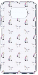 Husa Bestcase comp cu Xiaomi Poco X3 Pro / Poco X3 Unicorn Pattern 2MM Soft Silicon prot cam T 522 