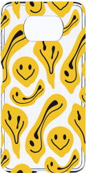 Husa Bestcase comp cu Xiaomi Poco X3 Pro / Poco X3 Yellow Acid Smiley 2MM Soft Silicon prot cam T 1052 