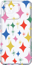 Husa Bestcase comp cu Xiaomi Redmi 10C Star Pattern 2MM Soft Silicon prot cam T 988 