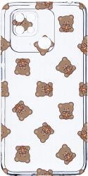 Husa Bestcase comp cu Xiaomi Redmi 10C Teddy Bear Pattern 2MM Soft Silicon prot cam T 974 
