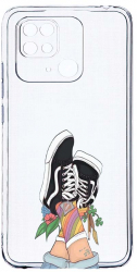 Husa Bestcase comp cu Xiaomi Redmi 10C Vans - Gym Shoes 2MM Soft Silicon prot cam T 600 