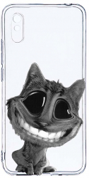 Husa Bestcase comp cu Xiaomi Redmi 9A / Redmi 9AT Crazy Cat 2MM Soft Silicon prot cam T 20 