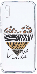 Husa Bestcase comp cu Xiaomi Redmi 9A / Redmi 9AT Love Is Wild 2MM Soft Silicon prot cam T 762 