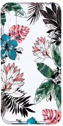 Husa Bestcase comp cu Xiaomi Redmi 9A / Redmi 9AT Pastel Colors - Flowers 2MM Soft Silicon prot cam T 500 