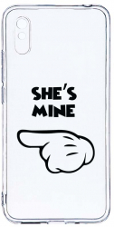 Husa Bestcase comp cu Xiaomi Redmi 9A / Redmi 9AT Shes Mine 2MM Soft Silicon prot cam T 106 